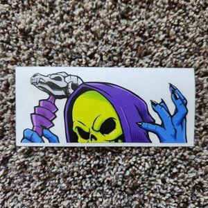 Masters of the Universe Skeletor Decal Sticker (Approx 5" wide) Bam Box